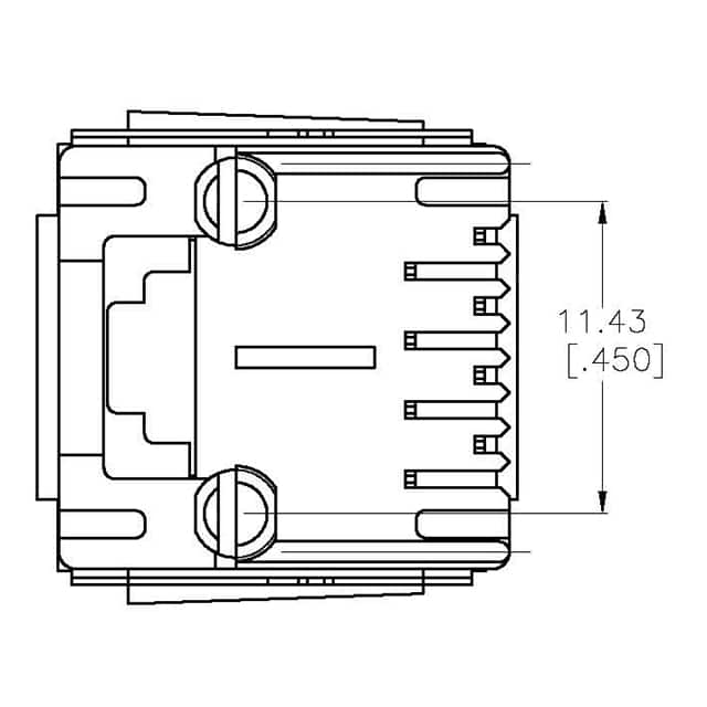 5557969-1 TE Connectivity AMP Connectors  Modulare Steckverbinderbuchsen